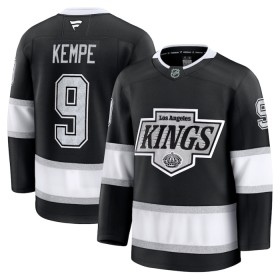 Los Angeles Kings Hockeydrakt Fanatics Premium Adrian Kempe 2024-25 Svart Hjemme - Herre
